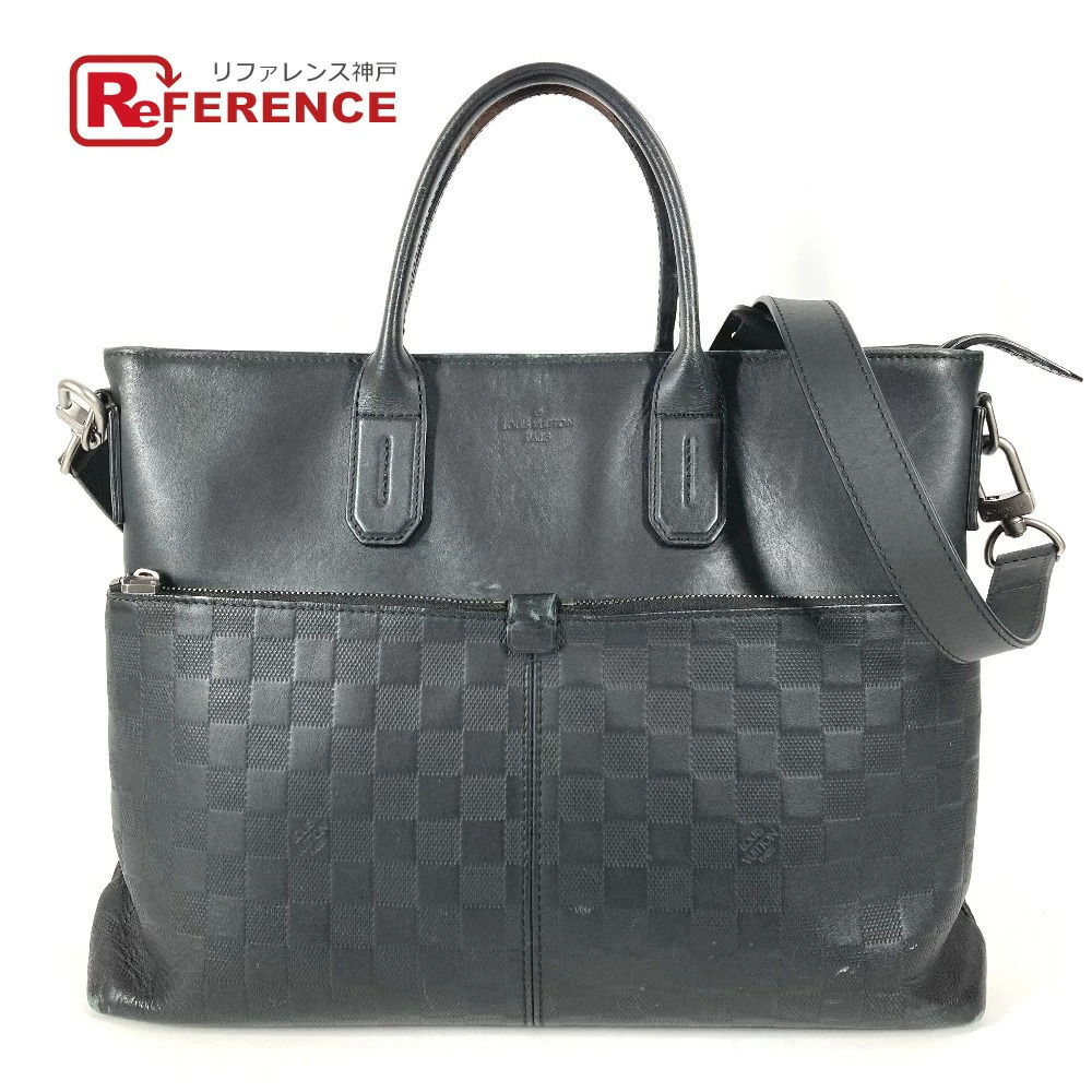 Louis Vuitton Damier Infini Briefcase Tote Bag Handbag Shoulder Business Leather
